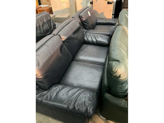 Lederlook 4+2+1 zit fauteuil - afbeelding 2 van  3