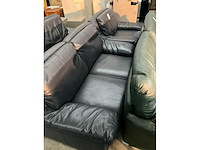 Lederlook 4+2+1 zit fauteuil - afbeelding 2 van  3