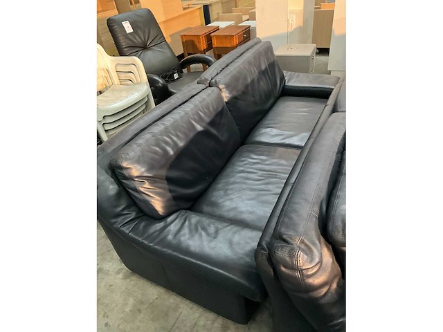 Lederlook 4+2+1 zit fauteuil - afbeelding 3 van  3