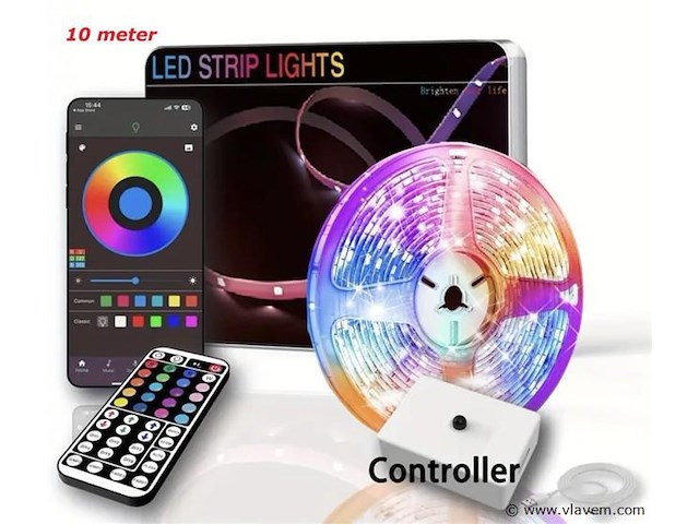 Ledstrips 10 meter - afbeelding 1 van  1