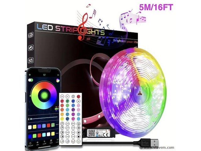 Ledstrips 5 meter - afbeelding 1 van  1
