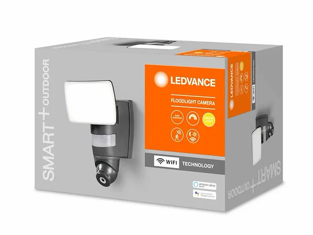Ledvance led smart+ breedstraler met camera google & alexa wifi - afbeelding 1 van  7