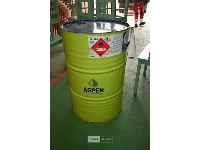 Leeg metalen olievat - afbeelding 2 van  5