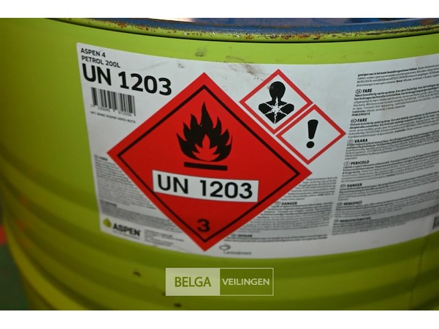 Leeg metalen olievat - afbeelding 4 van  5