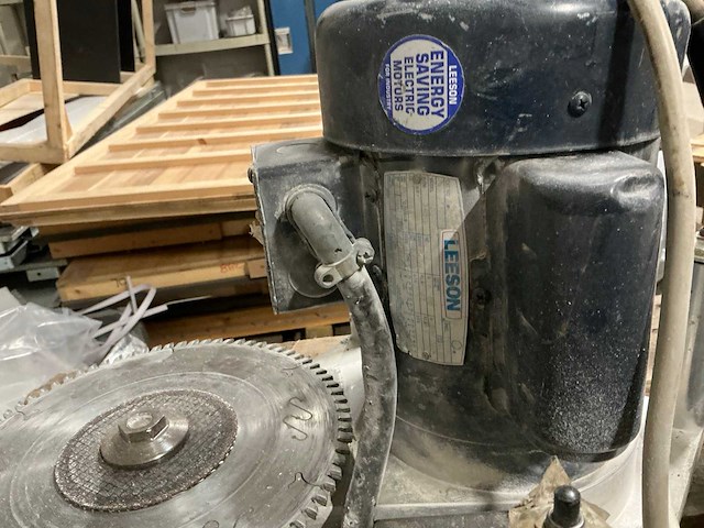 Leeson horizontale afkortzaagmachine (2x) - afbeelding 7 van  7