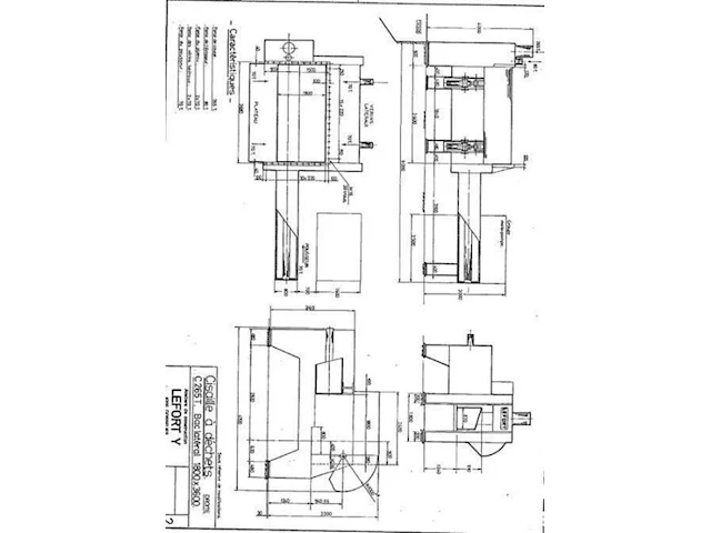 Lefort c 265t zware hydraulische schrootpers-/schaarcombinatie - afbeelding 5 van  22