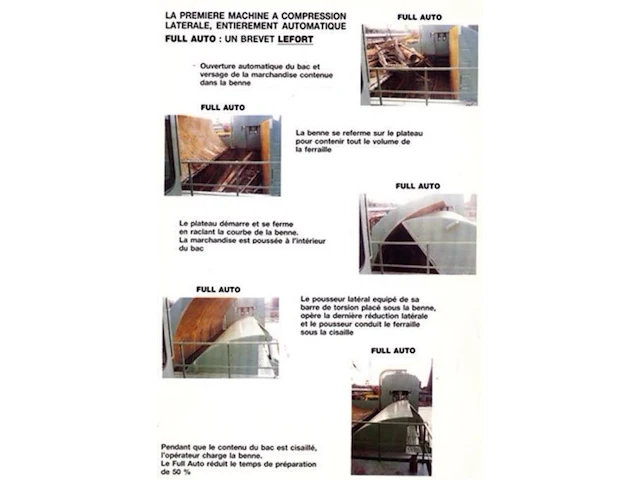 Lefort c 265t zware hydraulische schrootpers-/schaarcombinatie - afbeelding 10 van  22