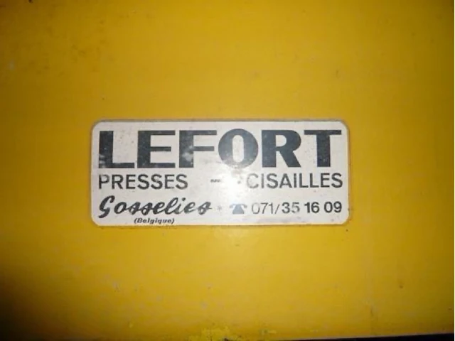 Lefort c 265t zware hydraulische schrootpers-/schaarcombinatie - afbeelding 11 van  22