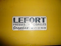 Lefort c 265t zware hydraulische schrootpers-/schaarcombinatie - afbeelding 11 van  22
