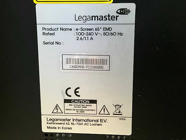 Legamaster 65” emd interactief display - afbeelding 4 van  6