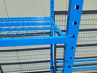 Legbordstelling 3 vakken 3,9m lengte 80x250cm - afbeelding 2 van  4