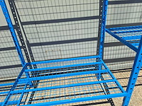 Legbordstelling 3 vakken 3,9m lengte 80x250cm - afbeelding 4 van  4