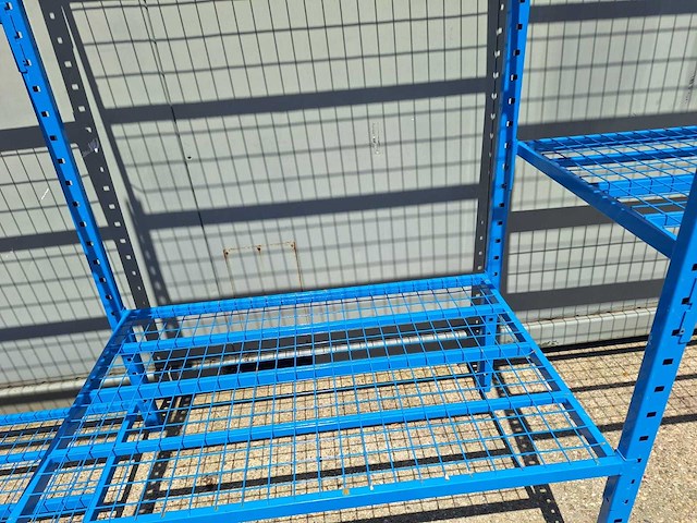Legbordstelling 3 vakken 3,9m lengte 80x250cm - afbeelding 4 van  4