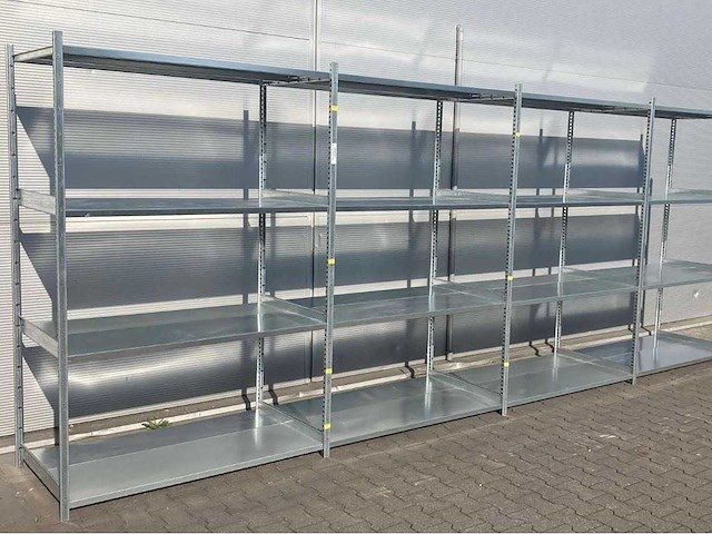 Legbordstelling lengte 20m legborden 60x100cm - afbeelding 1 van  2