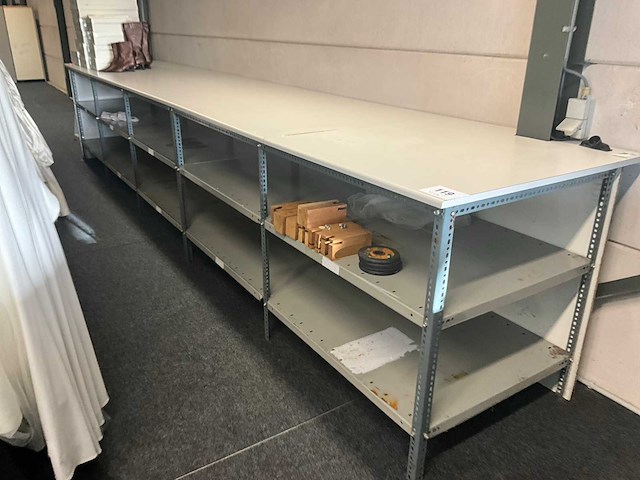 Legbordstelling met formica houten bovenblad - afbeelding 3 van  10