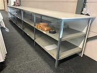 Legbordstelling met formica houten bovenblad - afbeelding 4 van  10