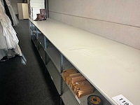 Legbordstelling met formica houten bovenblad - afbeelding 5 van  10