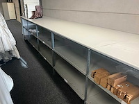 Legbordstelling met formica houten bovenblad - afbeelding 6 van  10