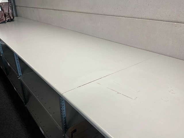 Legbordstelling met formica houten bovenblad - afbeelding 7 van  10