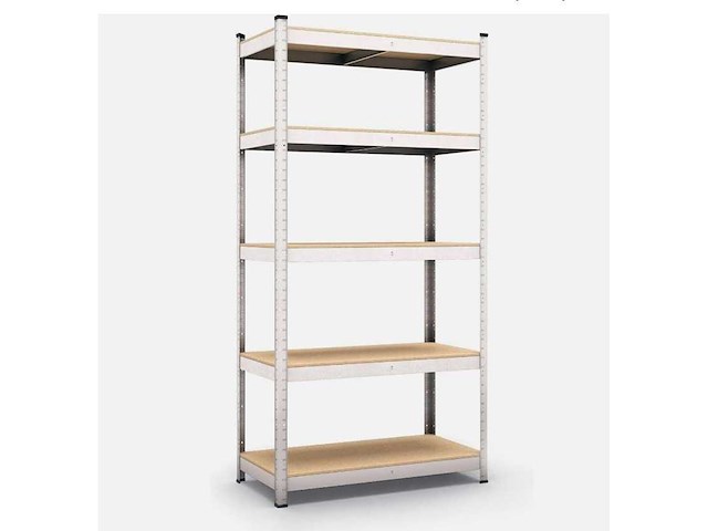 Legbordstelling opbergrek 90x40x180cm (2x) - afbeelding 1 van  1