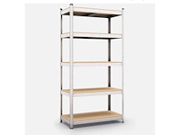 Legbordstelling opbergrek 90x40x180cm (2x) - afbeelding 1 van  1