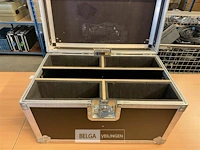 Lege flightcase tri-par - afbeelding 2 van  7