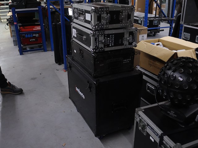Lege flightcase (x4) - afbeelding 4 van  5