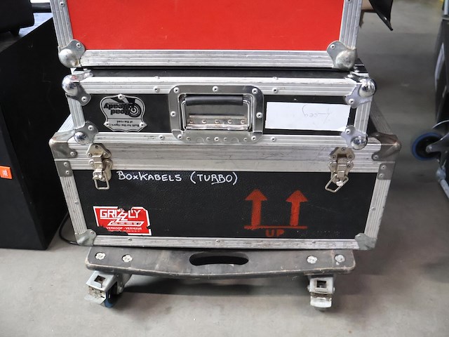 Lege flightcase (x4) - afbeelding 4 van  4