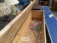 Lege houten kist op wielen l 202cm - afbeelding 4 van  4