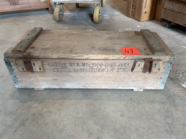 Lege militaria kist - afbeelding 1 van  4