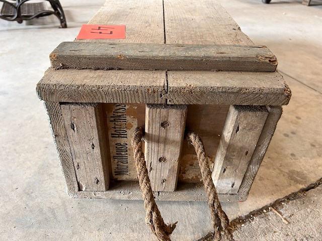 Lege militaria kist - afbeelding 2 van  4