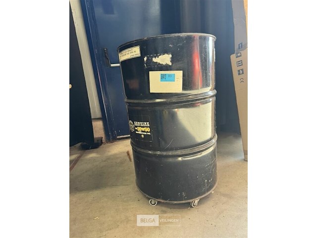 Lege olieton 200 l op wielen - afbeelding 2 van  5