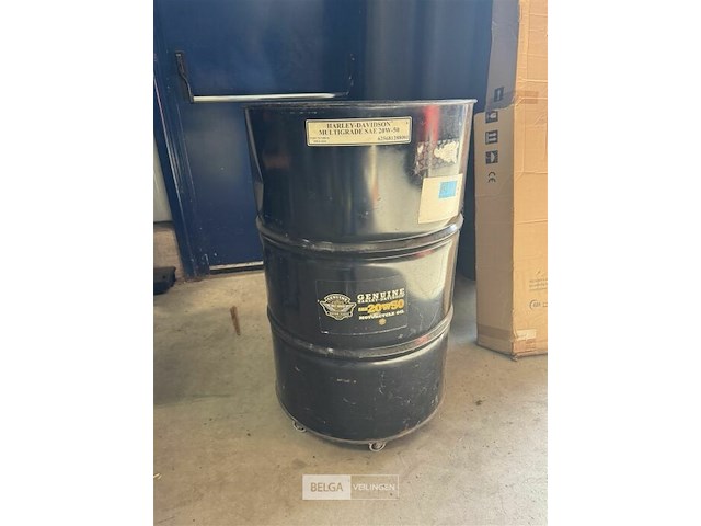 Lege olieton 200 l op wielen - afbeelding 5 van  5