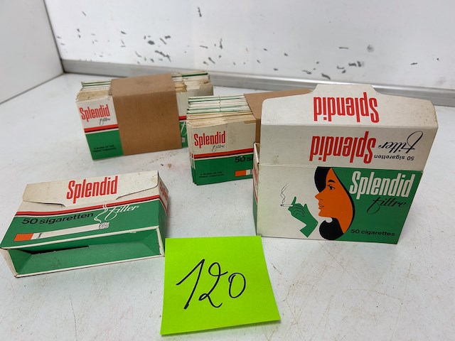 Lege splendid sigarettendozen 50 stuks - afbeelding 2 van  2