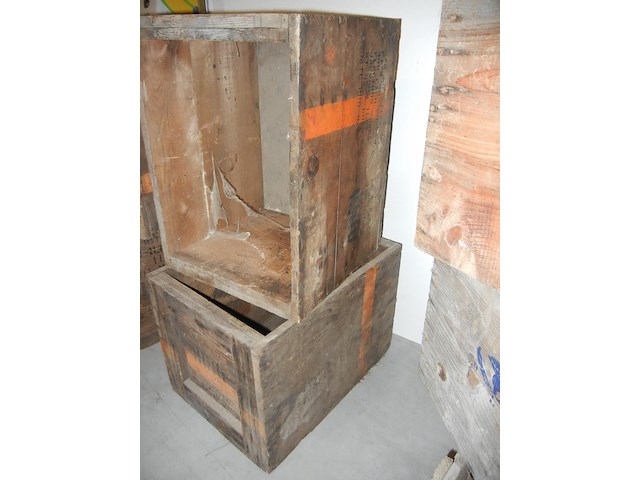 Legerkisten x 2 gedateerd 03/53 - afbeelding 2 van  3