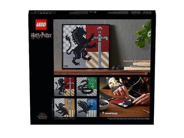 Lego - art - hogwarts crests - harry potter - afbeelding 2 van  7