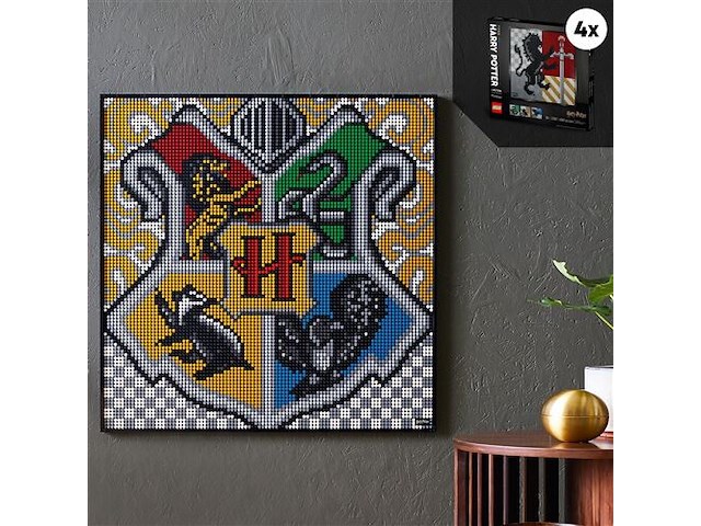 Lego - art - hogwarts crests - harry potter - afbeelding 6 van  7