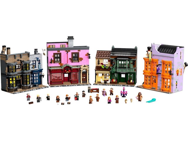 Lego - diagon alley - de wegisweg - harry potter - afbeelding 2 van  7