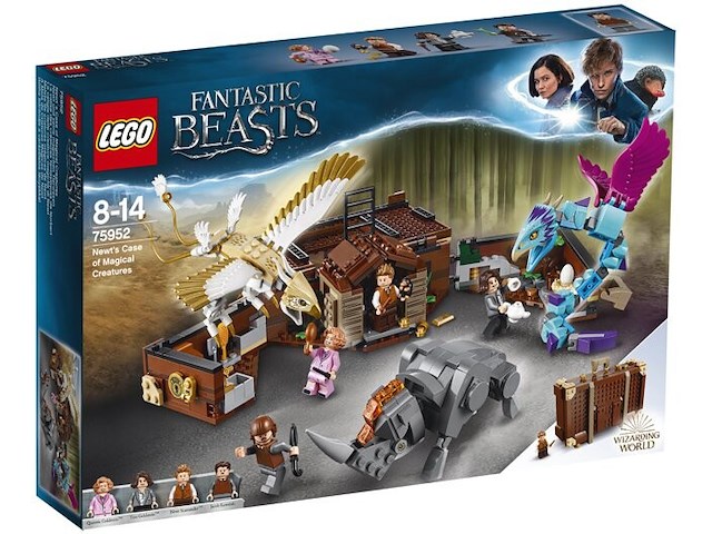 Lego - newt's koffer met magische wezens - harry potter - afbeelding 1 van  6