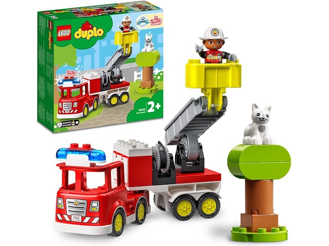 Lego duplo town brandweerauto - afbeelding 2 van  4