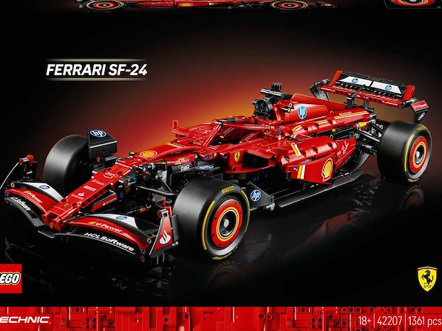 Lego technic f1 ferrari sf-24 42207 lego - afbeelding 1 van  6