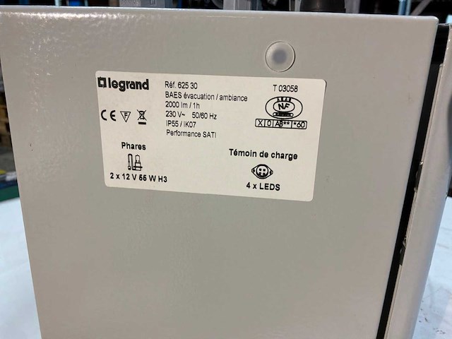 Legrand 625 30 noodverlichting - afbeelding 4 van  7