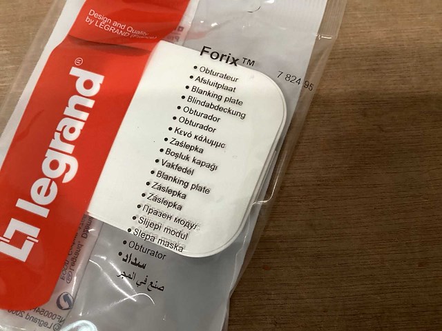 Legrand blinddeksel, wit (20x) - afbeelding 2 van  3