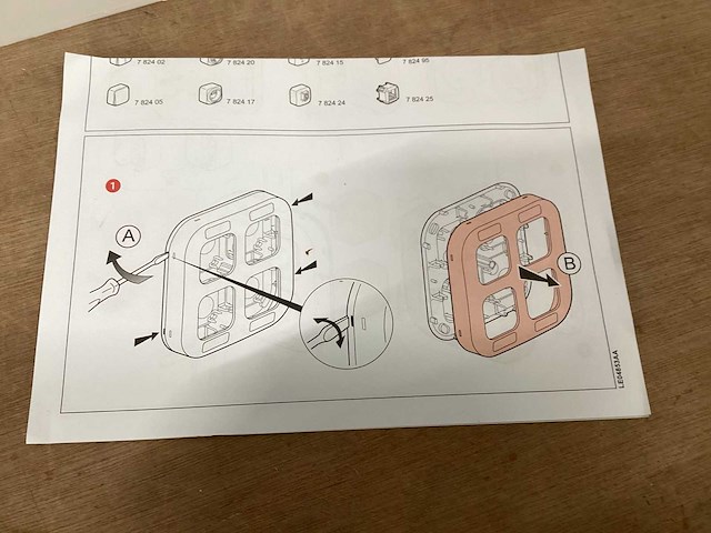 Legrand opbouwrand 4 voudig (31x) - afbeelding 4 van  5