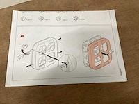 Legrand opbouwrand 4 voudig (31x) - afbeelding 4 van  5