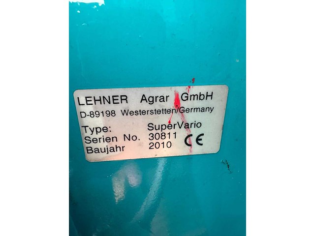 Lehner agrar - supervario - seeder - 2010 - afbeelding 9 van  10
