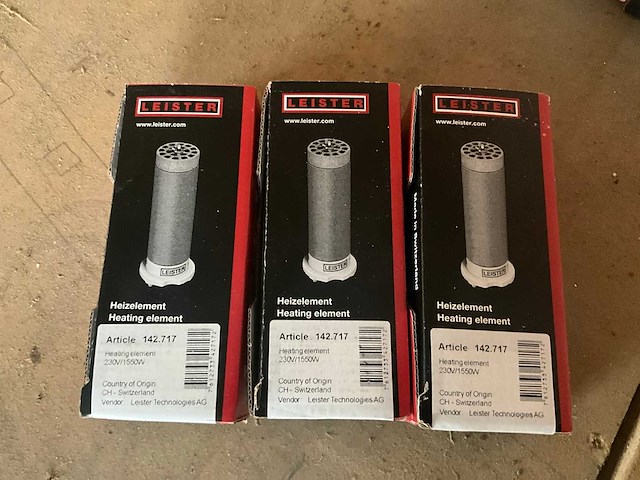 Leister 142.717 heating elementen (3x) - afbeelding 1 van  4