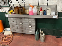 Lekbak + ladenkastje met inhoud