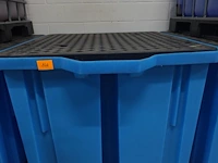 Lekbak voor 1 ibc container romold