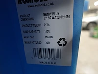 Lekbak voor 1 ibc container romold - afbeelding 3 van  3